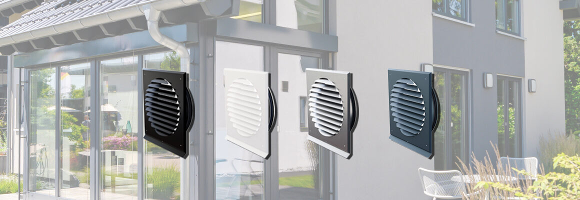 Czerpnia i wyrzutnia powietrza – jedyne elementy zewnętrzne w instalacji wentylacji mechanicznej z odzyskiem ciepła