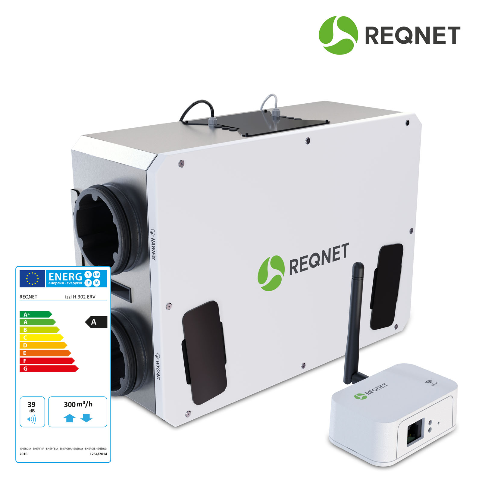 Rekuperator izzi H.302 ERV CONNECT z modułem WiFi