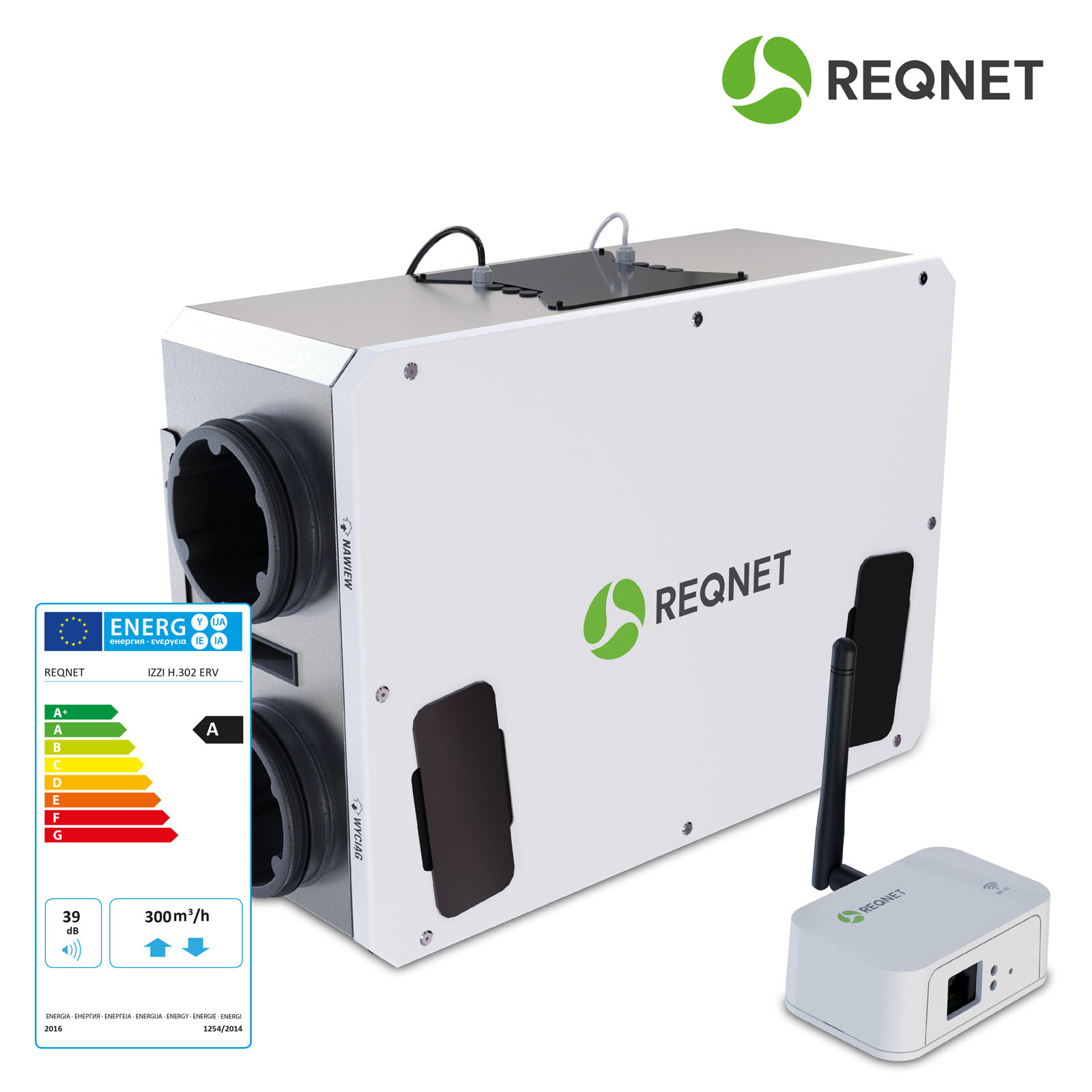 Rekuperator IZZI H.302 ERV CONNECT z modułem WiFi