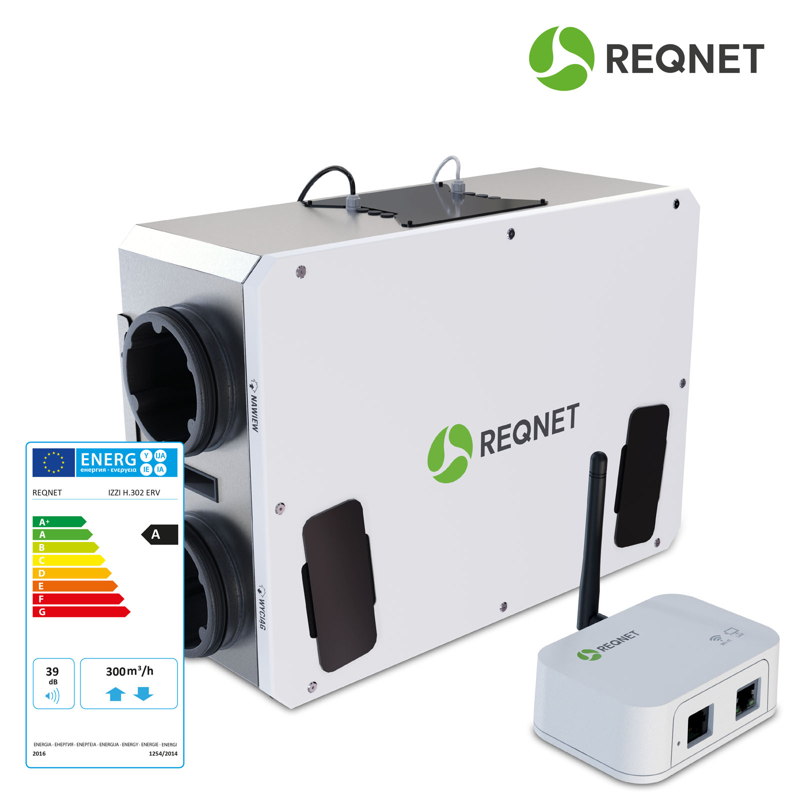 Rekuperator IZZI H.302 ERV CONNECT z modułem WiFi