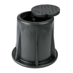 Skrzynka nawiertki 150 mm, wieko plastikowe lub żeliwne