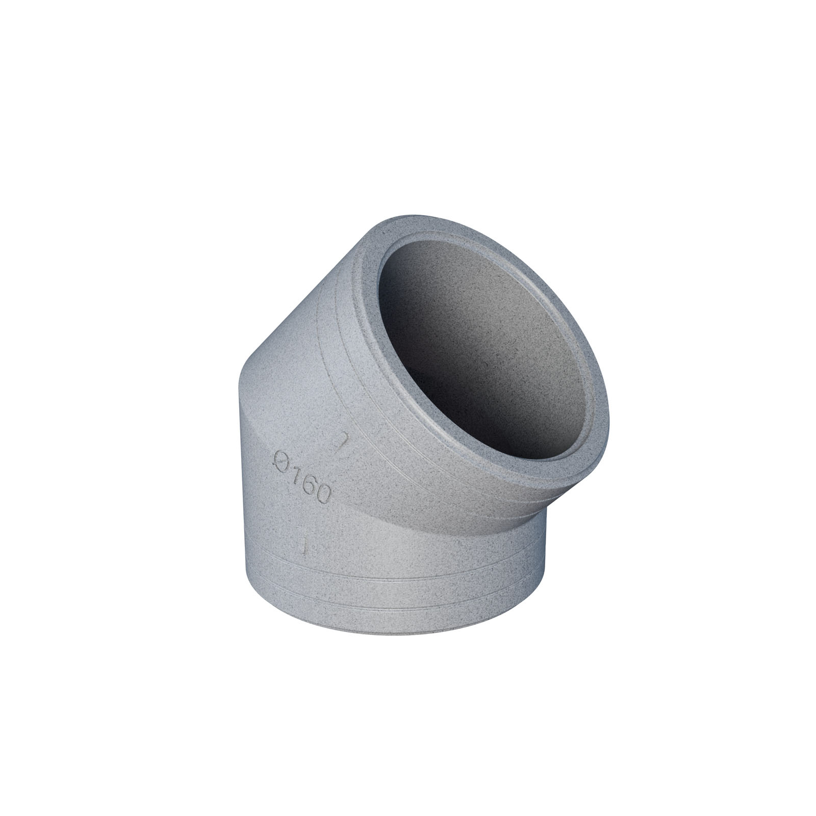 Kolano wentylacyjne PEFLEX EPS 2.0 45 Ø160 mm i Ø200 mm