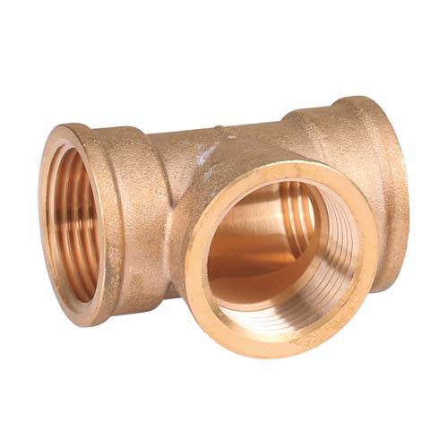 Trójnik mosiężny GW/GW/GW