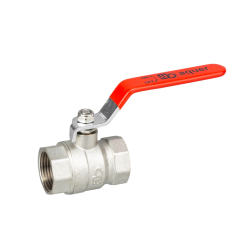 Zawór kulowy do wody z dławikiem, WW, rączka, pełny przelot