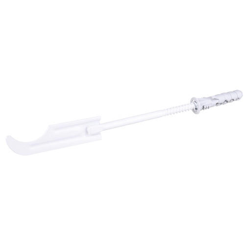 Hak prosty, długi do mocowania grzejnika aluminiowego, L-160