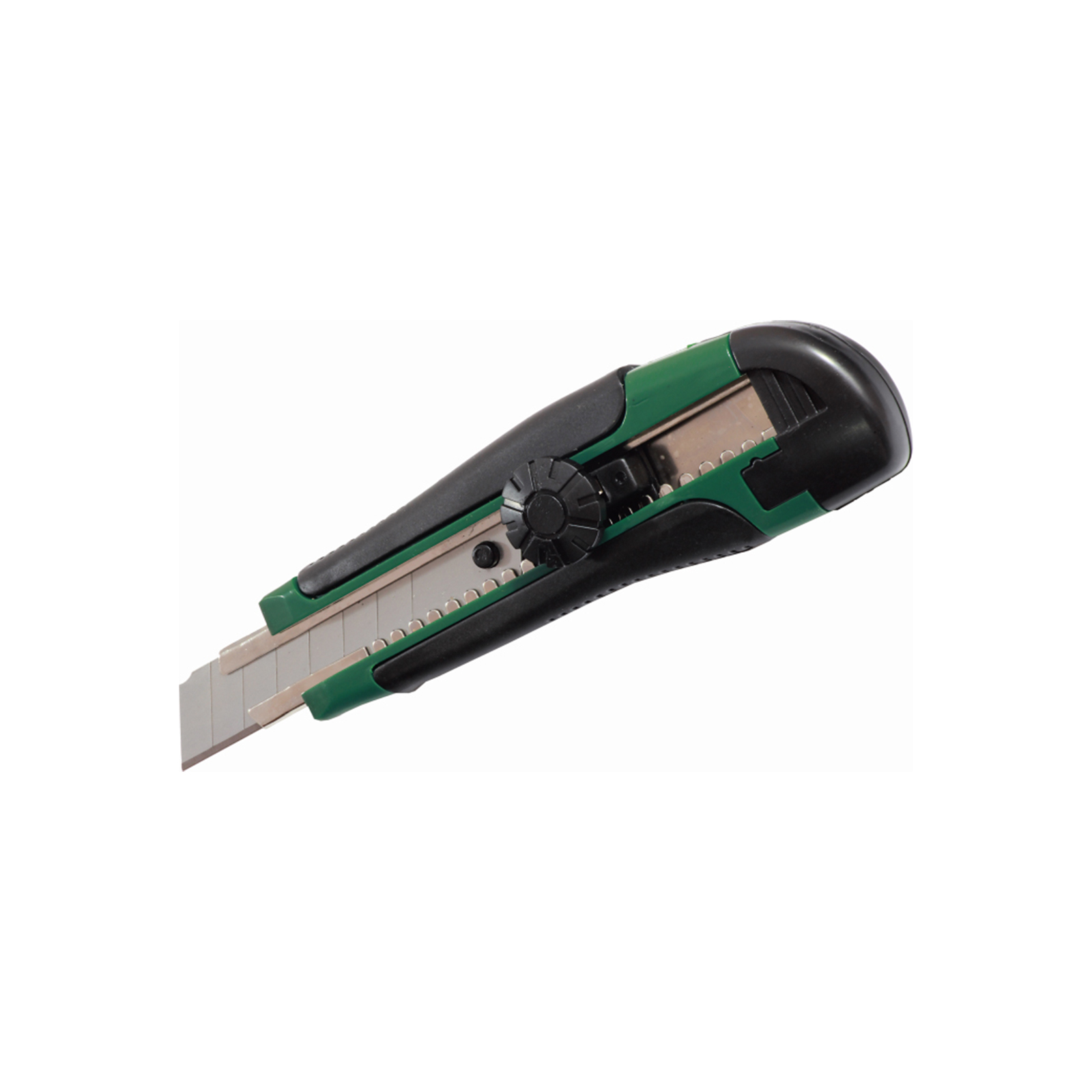 Nóż z ostrzem łamanym 18 mm + ostrza wymienne STALCO