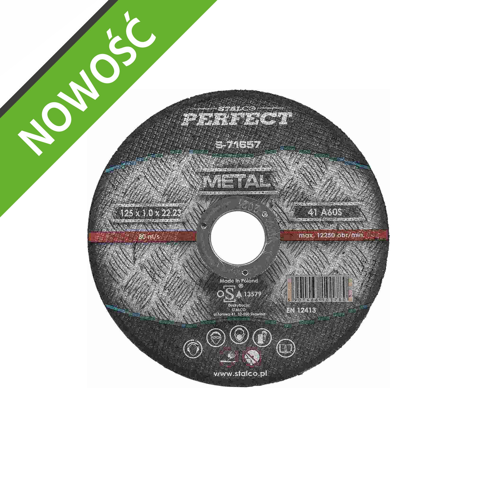 Tarcza do cięcia metalu i innych materiałów STALCO Perfect