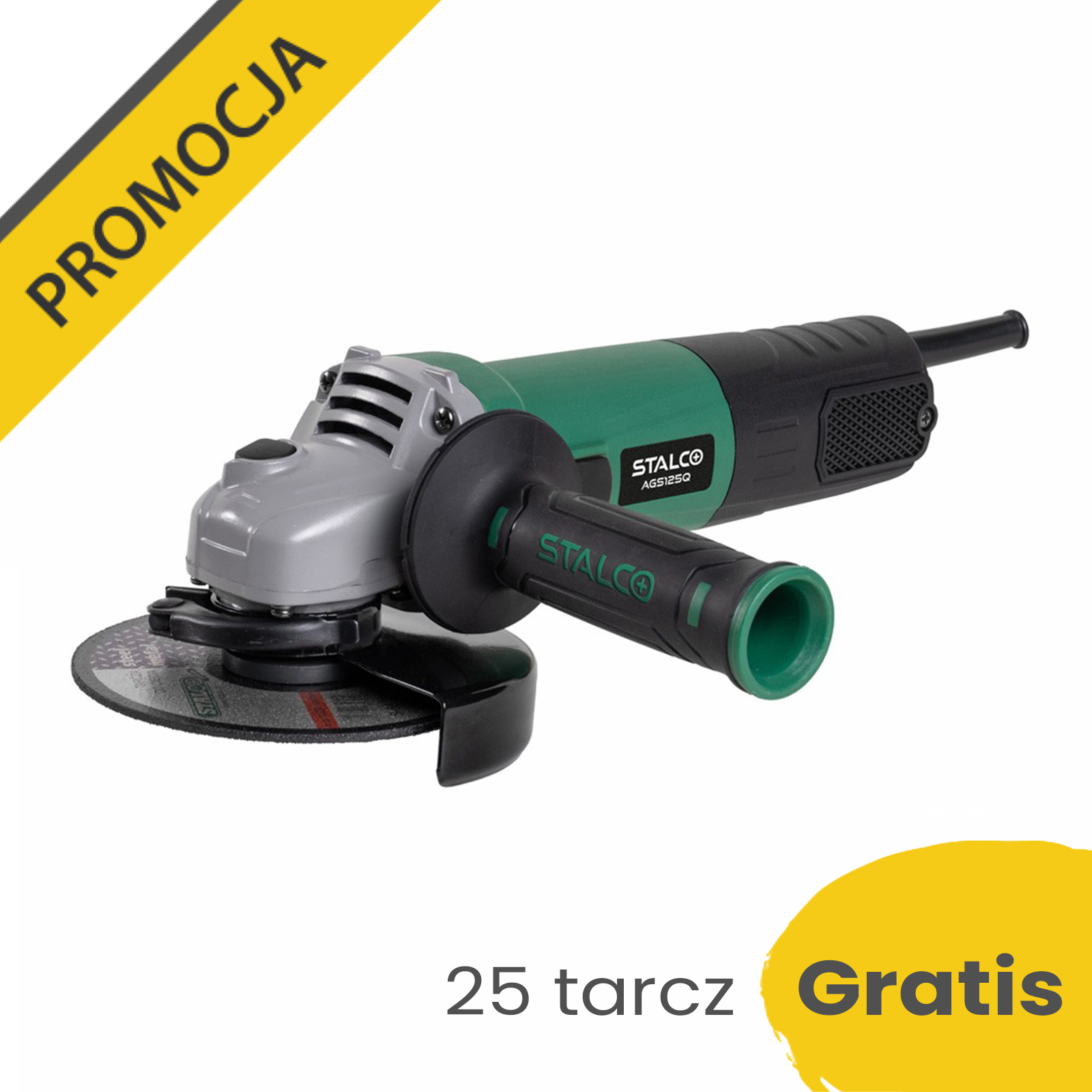 Szlifierka kątowa 125mm 1100W AGS125Q STALCO