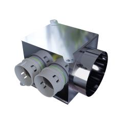 Skrzynka rozprężna kierunkowa PEFLEX INOX – Ø75