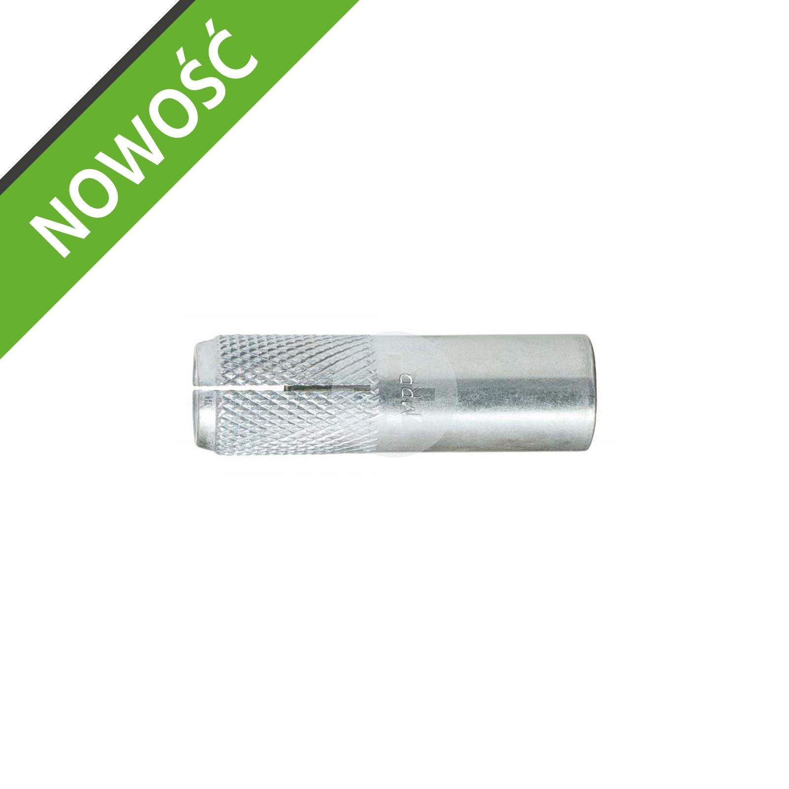 Tuleja rozporowa stalowa fi 12 x 50 mm ocynk biały