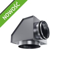 Skrzynka kątowa PEFLEX INOX do czerpni/wyrzutni w podbitce