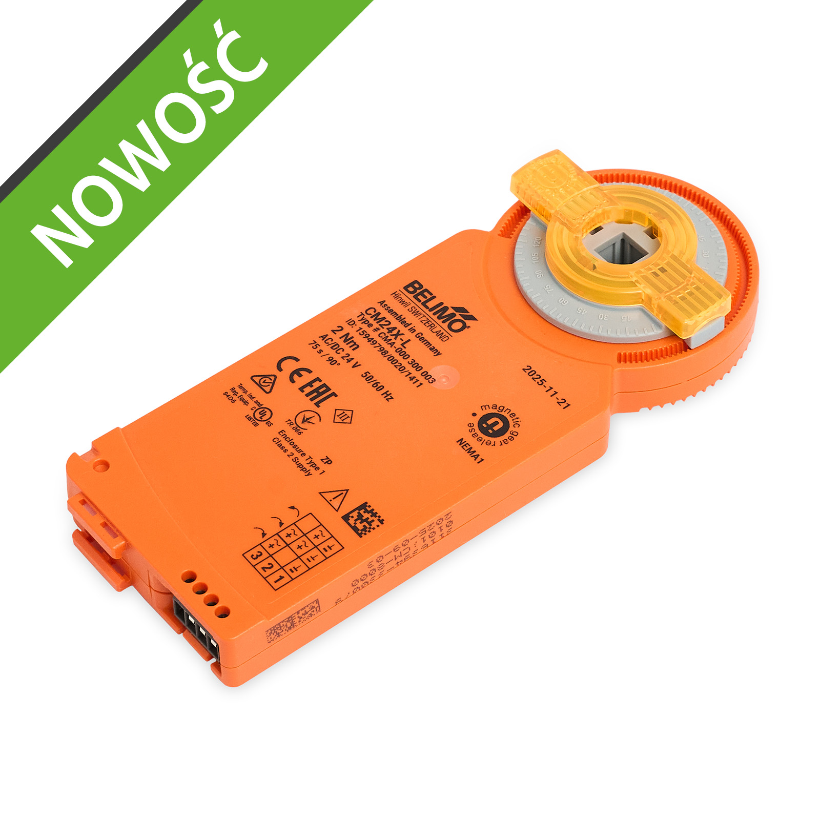 Siłownik BELIMO CM24X-L - 24V 2 Nm